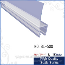 Belyn waterproof shower adhesive rubber seal strip for glass door side